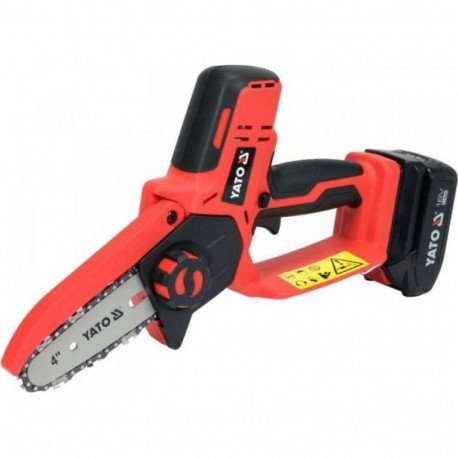 YT.CHAINSAW 18V 4" 1x2.0Ah akukettsaag