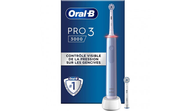 Braun Oral-B Pro 3 3000 Sensitive Clean, electric toothbrush (light blue/white)