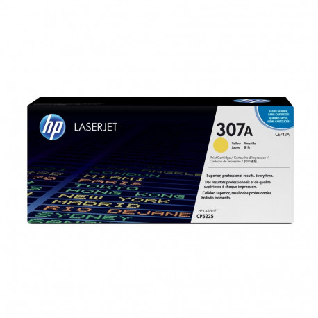 HP toner CE742A 7300pgs Laserjet CP5225, yellow