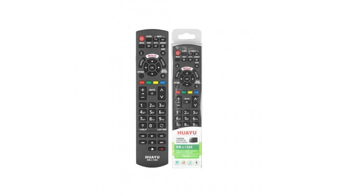 HQ universal remote control LXH1268 Panasonic LCD, black