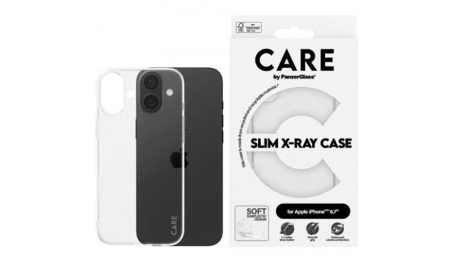 PanzerGlass CARE Fashion X-RAY iPhone 16 Plus clear