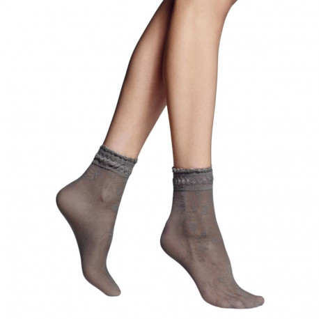 SOKISAHTEL GALENA tumehallid õhukesed sokid 444