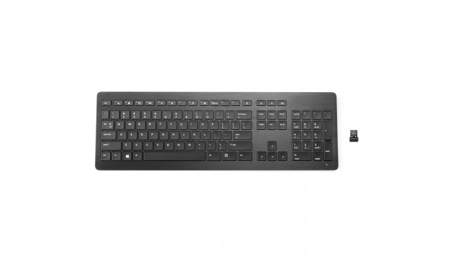 "HP Tastatur Wireless USB Aluminium slim/iffernblick"