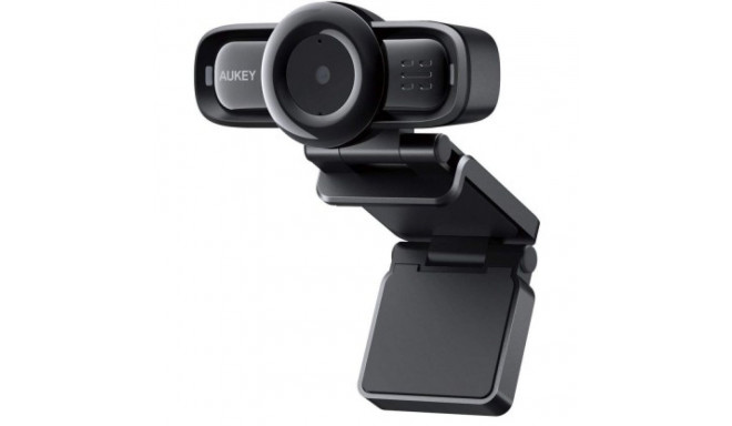 "Aukey PC-LM3 Stream Series Autofocus Full HD Webcam with 1/3""-CMOS Sensor black"