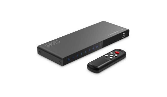 "DIGITUS HDMI Switch, 5x1 4K/60Hz HDCP 2.3"