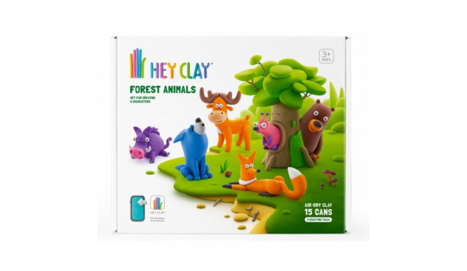 Plastic mass Hey Clay forest animals