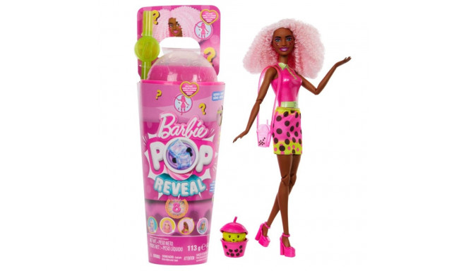 Doll Barbie Pop Reveal Bubble Tea Berry Bliss