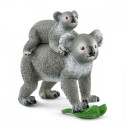 Figures WILD LIFE Koala mother with a baby