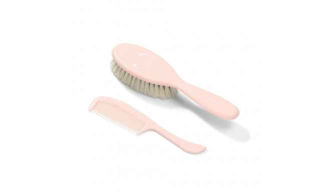 Babyono super soft hair brush. Natural, super soft bristle pink 568/04