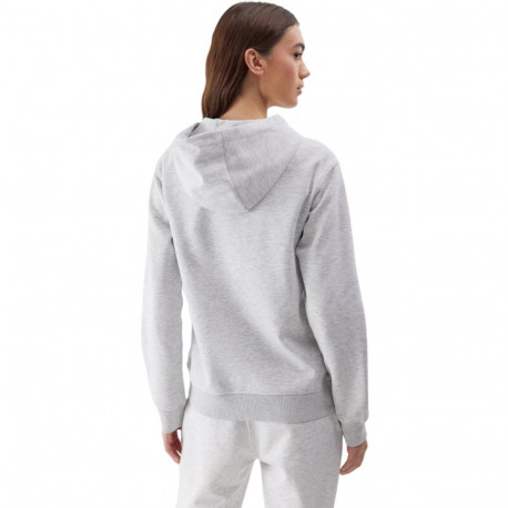 Bluza damska 4F F0956 chłodny jasny szary melanż 4FWSS24TSWSF0956 27M M