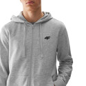 Bluza męska 4F M0951 chłodny jasny szary melanż 4FWSS24TSWSM0951 27M M