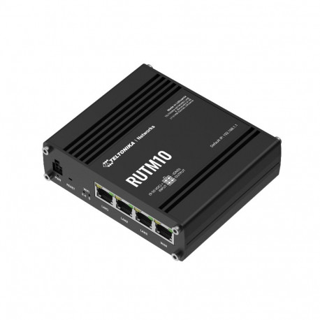 Industrial Wifi Router: 4 x 10/100/1000, 1 x USB, WI-FI 5, M2M, RMS, VPN, 9-50VDC, -40 - 75 °C