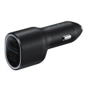 Samsung EP-L4020NBEGEU Dual USB 15W & USB-C PD 25W Fast Adaptive Car 12V Charger Black