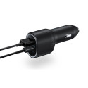 Samsung EP-L4020NBEGEU Двойное USB 15W и USB-C PD 25W Быстрый Адаптивный Автомобильный Зарядное Устр