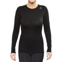 Wo LightWool Undershirt LS 140 Jet Black särk - XXL