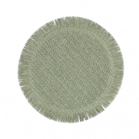 Table mat SUZAN D38cm jute, green