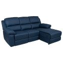Nurgadiivan BERIT PN manuaalne recliner 214x95/160xH98cm, tumesinine