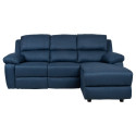 Nurgadiivan BERIT PN manuaalne recliner 214x95/160xH98cm, tumesinine