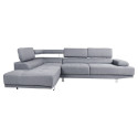 Corner sofa GALVIN LC, light grey