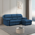 Nurgadiivan BERIT PN manuaalne recliner 214x95/160xH98cm, tumesinine