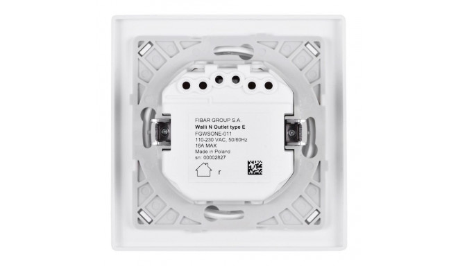 Fibaro Walli N pistikupesa tüüp E valge