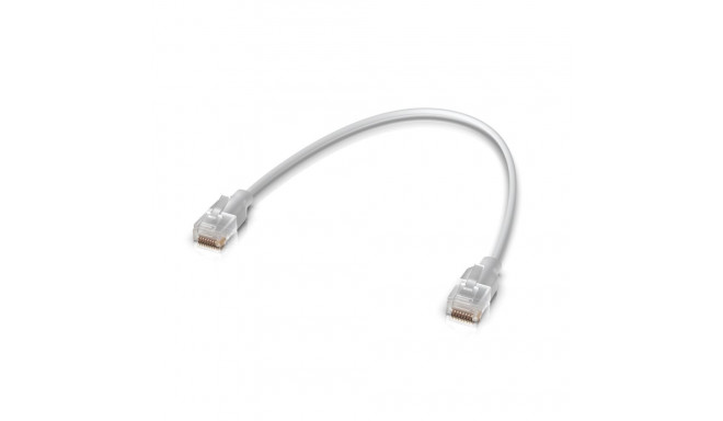 Ubiquiti UACC-Cable-Patch-EL-0.15M-W võrgukaabel läbipaistev, valge Cat6