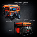 Extralink Power generator EGP-5500 petrol, 5,5kW 3F