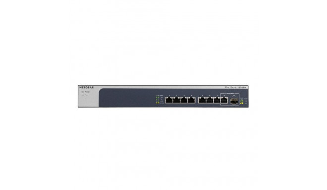 NETGEAR XS508M Haldamata 10G Ethernet (100/1000/10000) Hall, Hõbedane