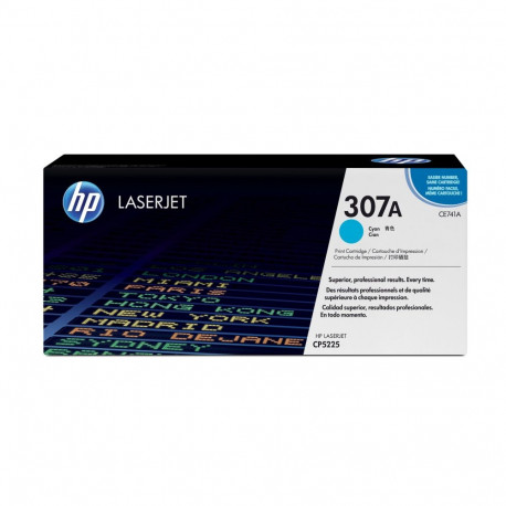 HP 307A tsüaan originaal LaserJet toonerikassett