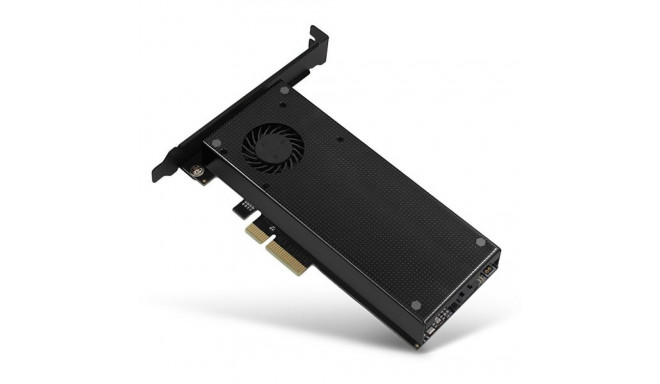 Axagon PCEM2-DC PCI-E x4 to M.2 NVMe adapter with cooling