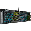 Corsair K100 RGB Gaming Keyboard, Corsair OPX, RGB LED - Black