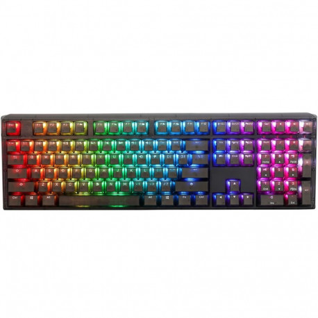 Ducky One 3 Aura must mänguklaviatuur, RGB LED – Gateron Baby Kangaroo (US)