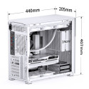 Jonsbo D41 MESH Screen ATX Case, Tempered Glass - white Jonsbo D41 MESH Screen ATX Case, Tempered Glass - white