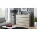 Topeshop M8 120 SONOMA chest of drawers Topeshop M8 120 SONOMA chest of drawers