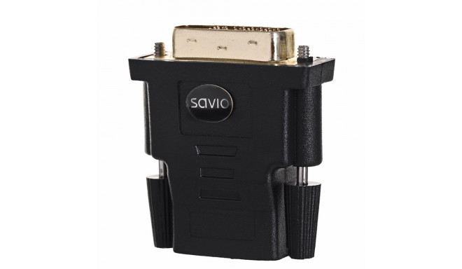 Savio CL-21 cable gender changer DVI HDMI Black