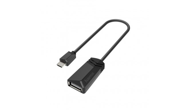 Hama 00200308 USB-OTG Adapter, Micro-USB Plug - USB Socket