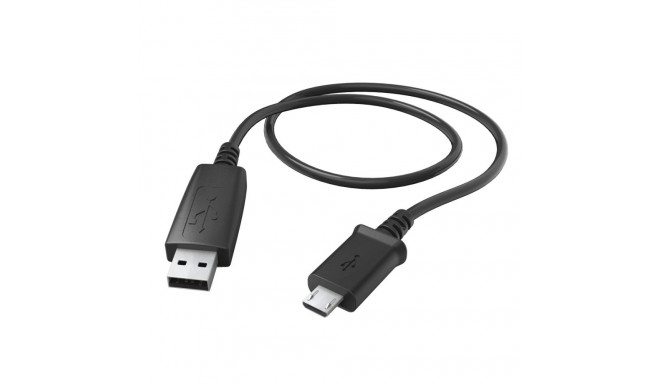 Hama 00173672 Charging/Data Cable, Micro-USB 0.6m Black