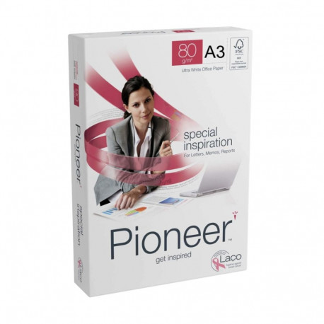 Copy paper A3 80g PIONEER 500 sheets
