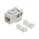 INTELLINET Cat5e Keystone Jack white UTP Punch-down