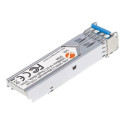 INTELLINET Gigabit SFP Mini-GBIC Transceiver 1000Base-LX (LC) Single-Mode Port Distance support 10 k