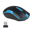 Mysz A4TECH V-TRACK G3-200N-1 Black+Blue WRLS
