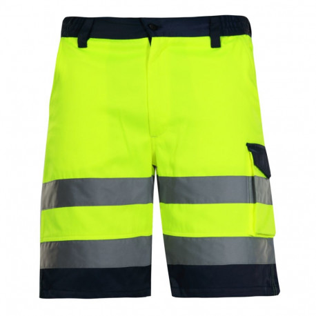 Lühikesed hoiatuspüksid kollased, "m", ce, lahti