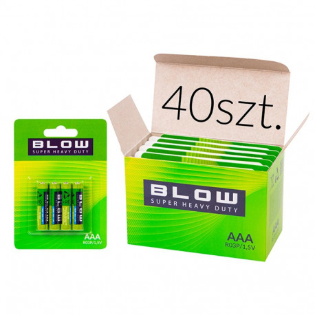 82-660# Bateria blow super heavy duty aaa r03p blister 40szt