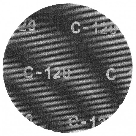 Siatka ścierna na rzep, 225 mm, K120, do szlifierki 59G260, 59G264, 59G265, 10 szt.