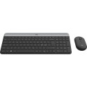 Klaviatuur hiirega Logitech MK470 SWE, tumehall