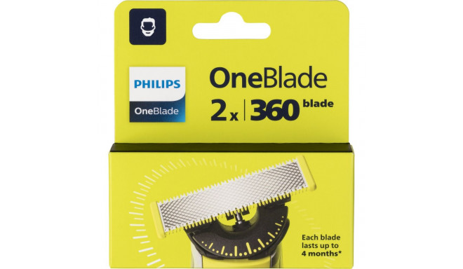 Philips OneBlade QP420/50 360 vaihtoterät, 2 kpl