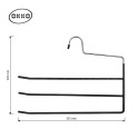PVC DIPPED PANT HANGER LS16BTF BLACK