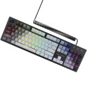 LORGAR Azar 514, Wired mechanical gaming keyboard, RGB backlight, 1680000 colour variations, 18 mode