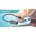 Cable USB C i-Tec C31METALGLAN         Grey