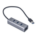 USB-jaotur i-Tec U3HUBMETAL403